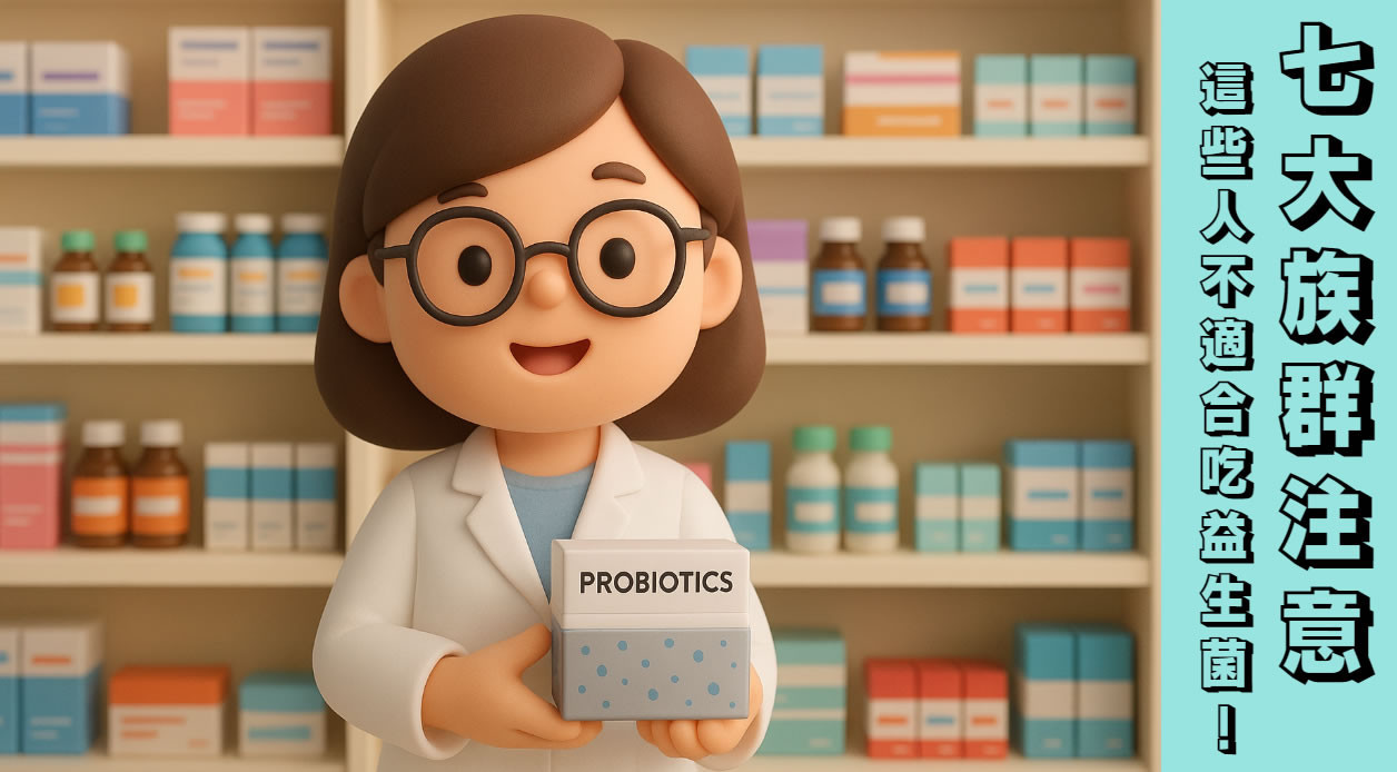 誰不適合吃益生菌?