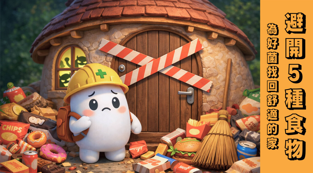益生菌吃了無感？ 避開5種養壞菌食物，為好菌找回舒適的家