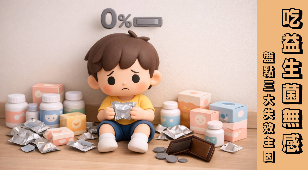 吃益生菌無感?盤點三大失效原因