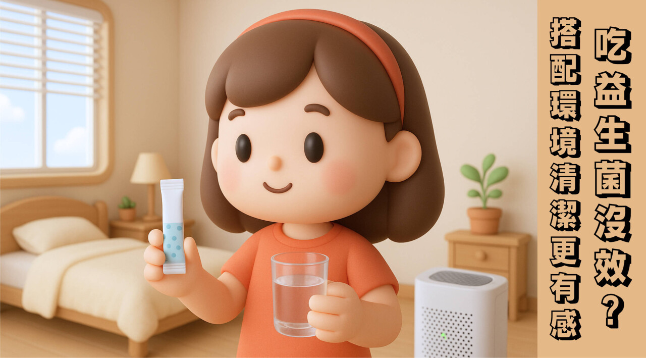 吃益生菌沒效?調整體質從居家環境下手